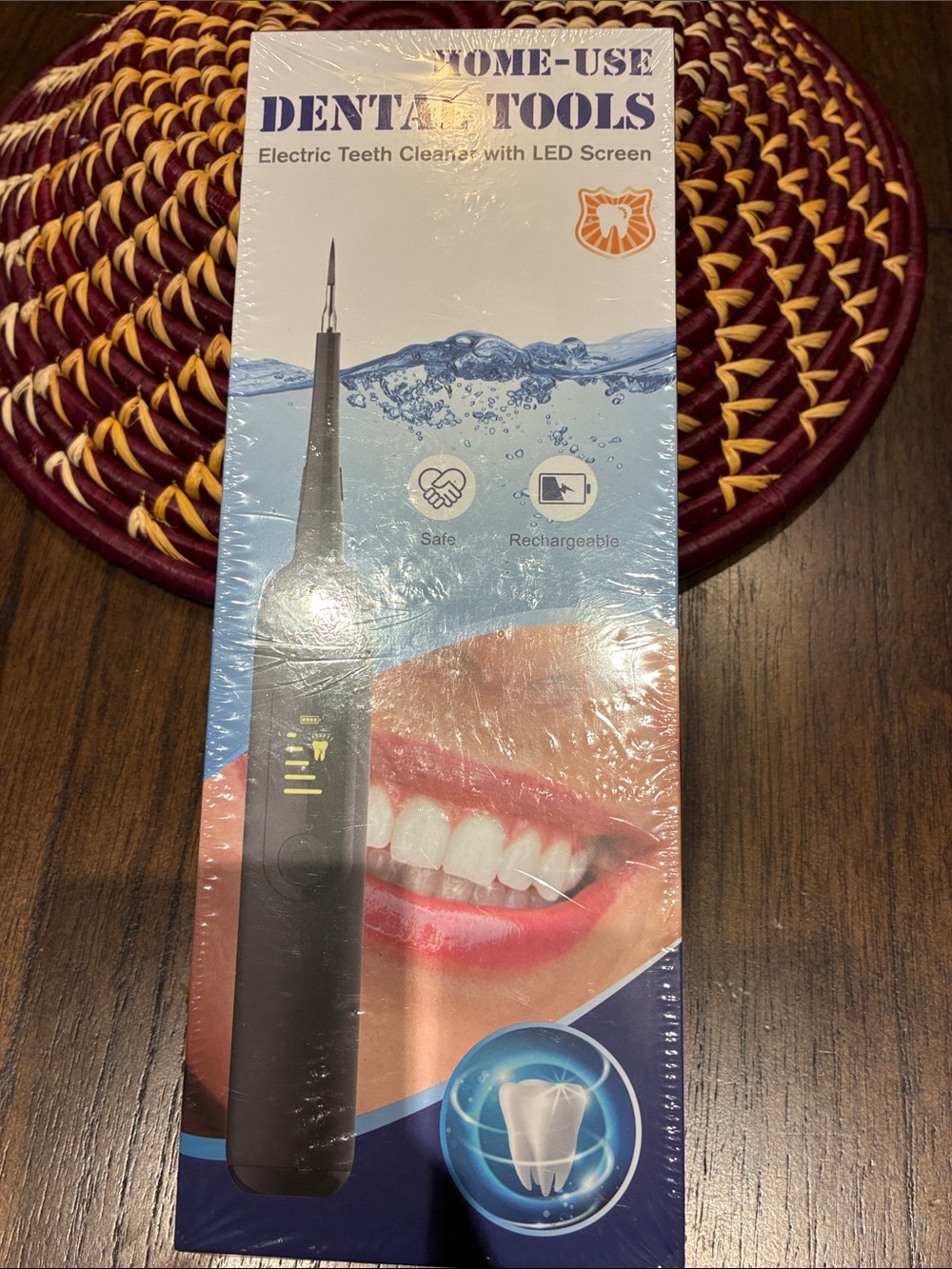 Home-Use Dental Tools Electric Teeth Cleaner in Black